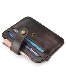 Mini wallets Haspe kleinen Geldbeutel 100% echt Leder Geldbörse Herren Geldbörsen männlichen kupplung