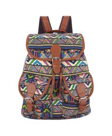 30 Farben Exklusive Handgefertigte Vintage Rucksack Printing Segeltuch Damen Rucksack Mujer Mochila Escolar Feminina