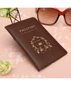 1 stück Mode Neue Reisepass Dokumente Tasche Reise Süß pass abdeckung ID Karte Rosa Kaffee