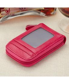 Echtes Leder Unisex Kartenhalter Geldbörsen Hochwertigen Weiblichen Kreditkarte Halter Damen Kissen kartenhalter