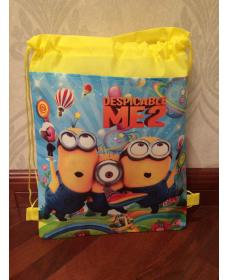 minion Rucksack gmy schule vlies string schuhbeutel für jungen und mädchen kinder geburtstagsgeschenke