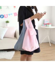 1 stück Hot Unisex Damen Stern Dots Striped Wiederverwendbare Tragbare Einkaufstasche Lebensmittelgeschäft