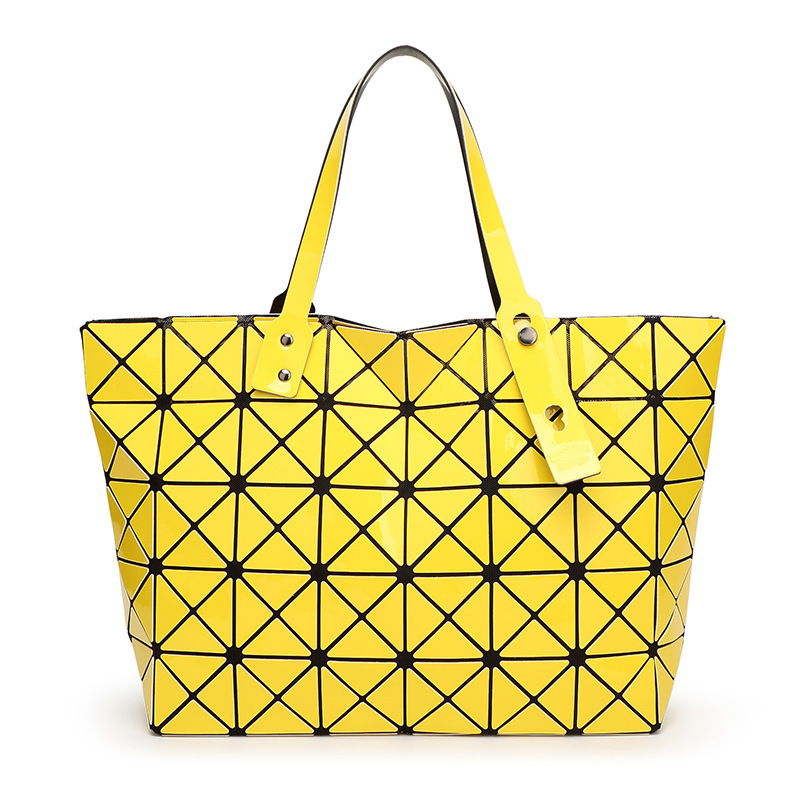 neue Damen perle Tasche Diamantgitter Tote geometrie Gesteppte Schultertasche sac Taschen Handtaschen Damen