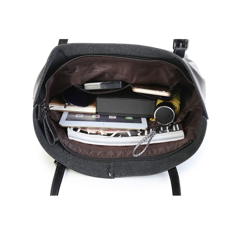 echtem Leder Tasche Damen Handtasche rindsLeder wachs reales Leder Schultertasche schwarz big bag tote