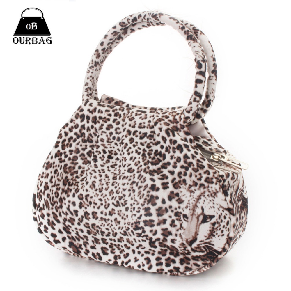 Damen Handtaschen Blume Leopard Drucke Ethnische Tasche Damen Tragetaschen Chinesischen Stil Casual Armband Leder