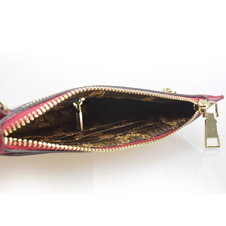 Freies Verschiffen öl Wachs Echtem RindsLeder kupplung Damen Abendtaschen dame Mode Geldbörse Tasche