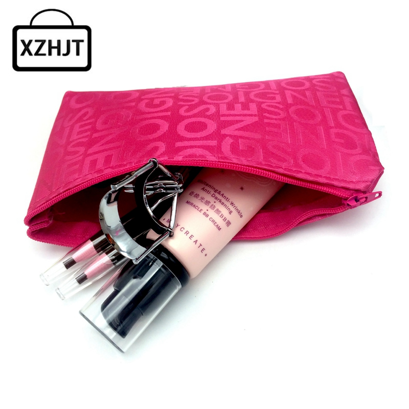 Damen Beweglicher Netter Schönheit ZipperTravel Kosmetiktasche Brief Beutel verfassungs beutel toilettenartik