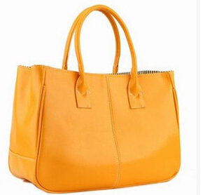 Heißer Damen Casual Tragetaschen Candy Farbe Handtaschen Damen Pu Leder Hochwertige Handtasche Schultertasche