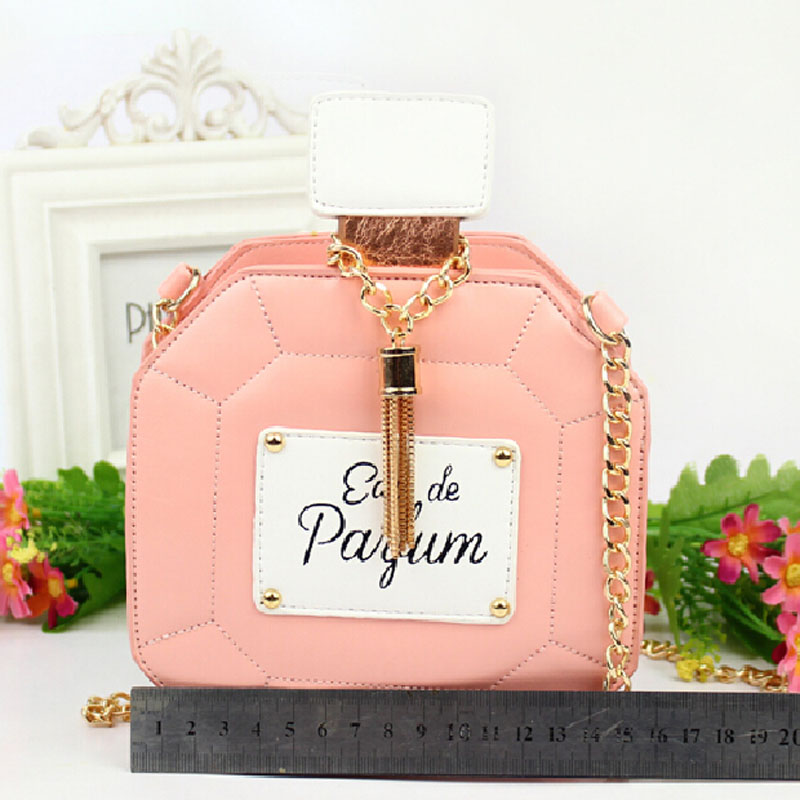 neue Damen Tasche kupplung Kette Taschen parfüm flasche Damenkurierbeutel Handtasche Abendtasche