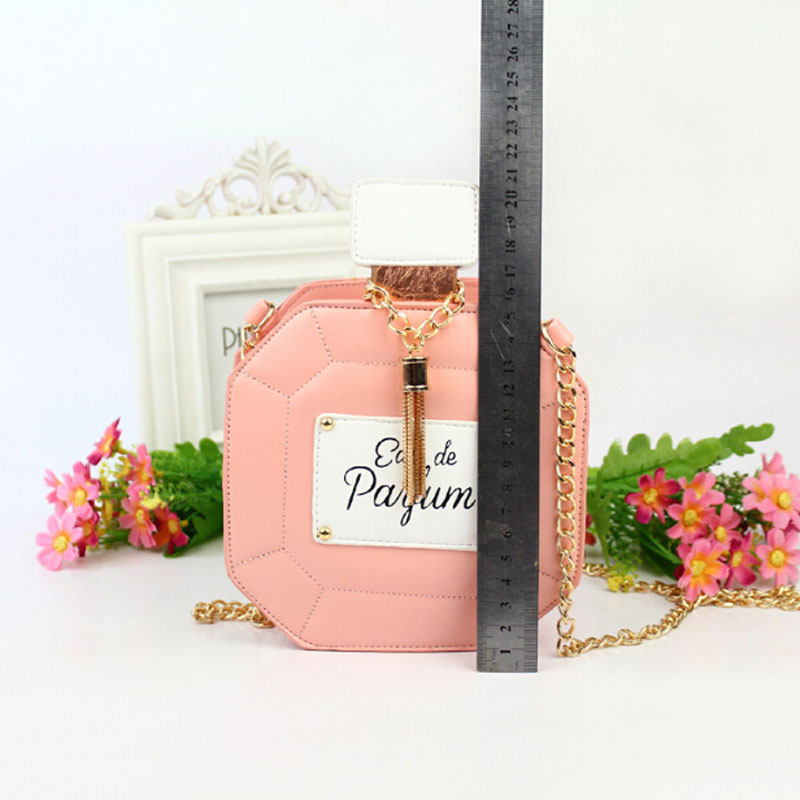 neue Damen Tasche kupplung Kette Taschen parfüm flasche Damenkurierbeutel Handtasche Abendtasche