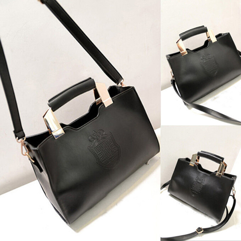 Damen Handtasche Eisen Crown Schild Hohe Qualität Damen Pu Leder Handtaschen Umhängetasche Damen Schulter
