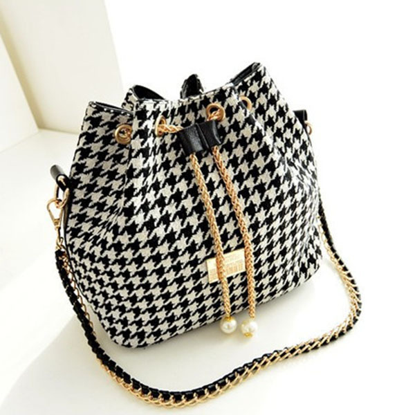 Damen Böhmen Leinwand Kordelzug Eimer Tasche Schulter Handtaschen Messenger Taschen Feminina Bolsos