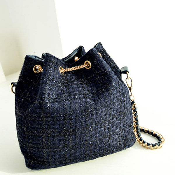 Damen Böhmen Leinwand Kordelzug Eimer Tasche Schulter Handtaschen Messenger Taschen Feminina Bolsos