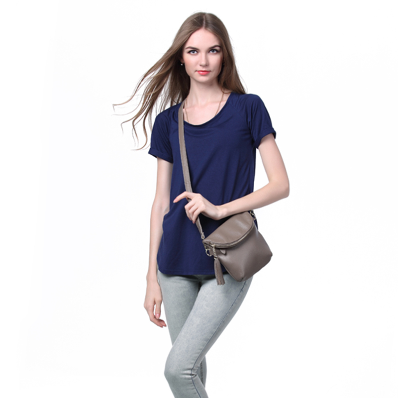 RindsLeder Umhängetasche Damen Messenger Taschen aus echtem Leder Dame Tasche berühmte Marke Damen