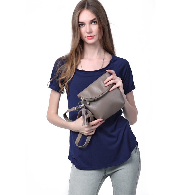 RindsLeder Umhängetasche Damen Messenger Taschen aus echtem Leder Dame Tasche berühmte Marke Damen
