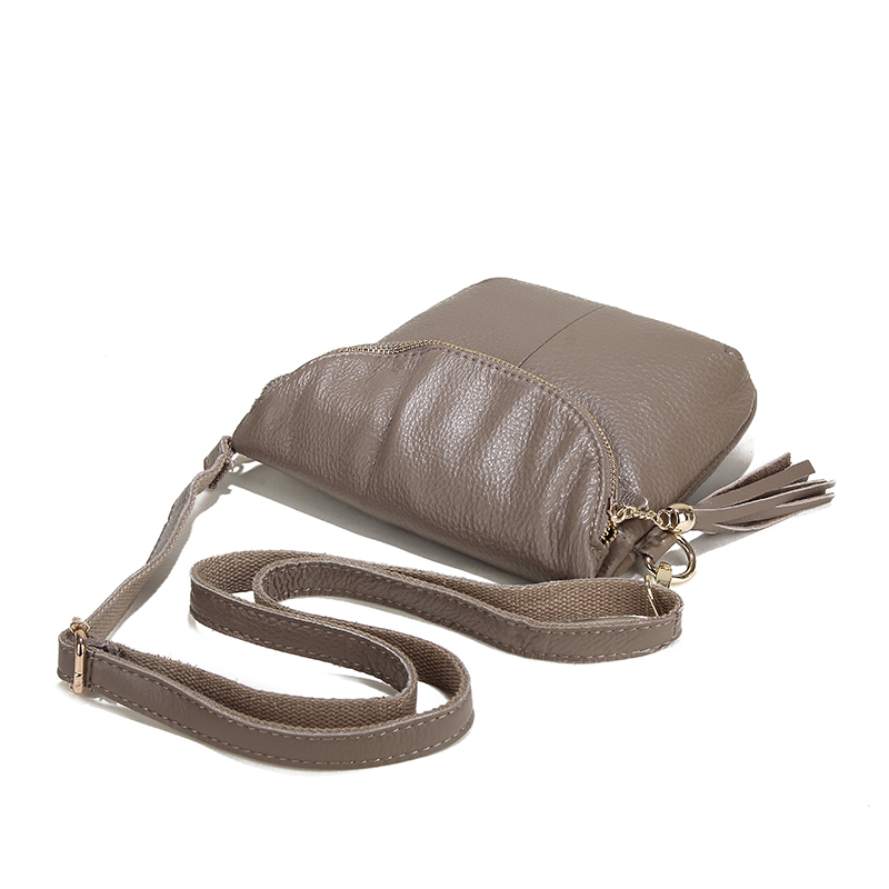 RindsLeder Umhängetasche Damen Messenger Taschen aus echtem Leder Dame Tasche berühmte Marke Damen