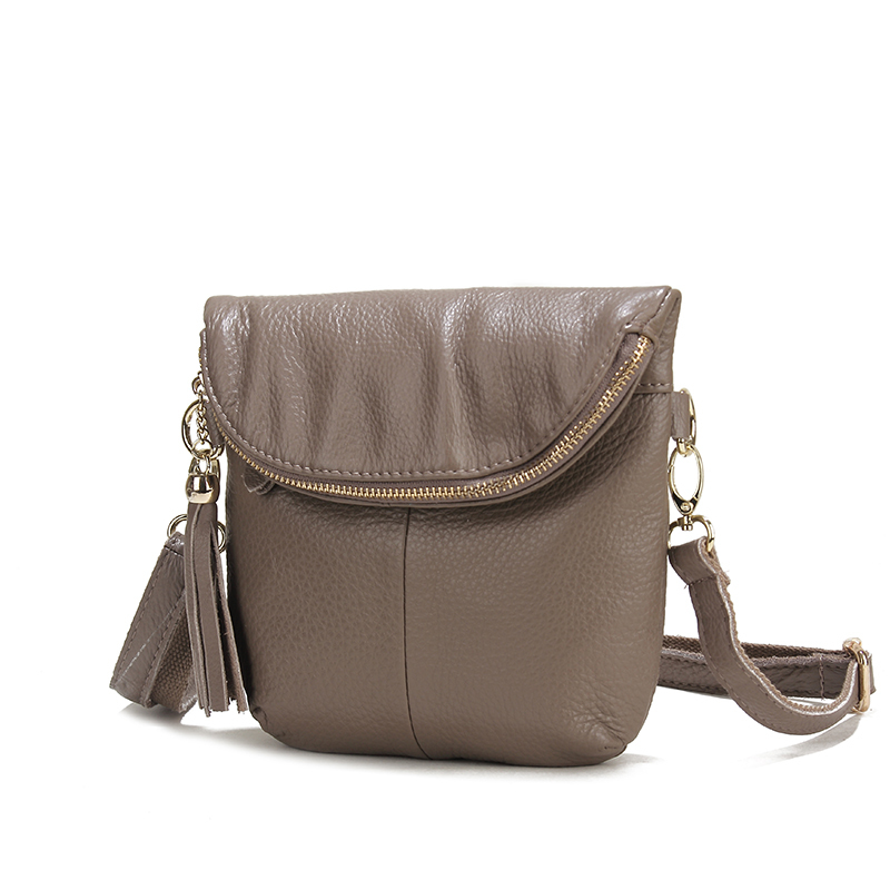 RindsLeder Umhängetasche Damen Messenger Taschen aus echtem Leder Dame Tasche berühmte Marke Damen