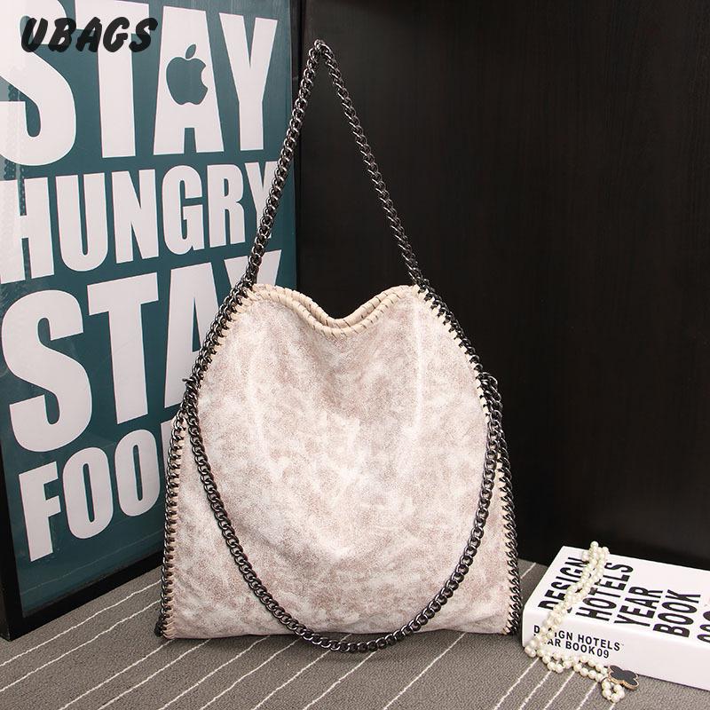 mode Pu Leder Handtasche Mit Einer Kette Tragbare Schultertasche bolsas feminina dame Tragetaschen