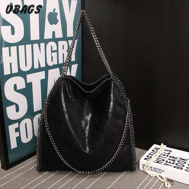 mode Pu Leder Handtasche Mit Einer Kette Tragbare Schultertasche bolsas feminina dame Tragetaschen