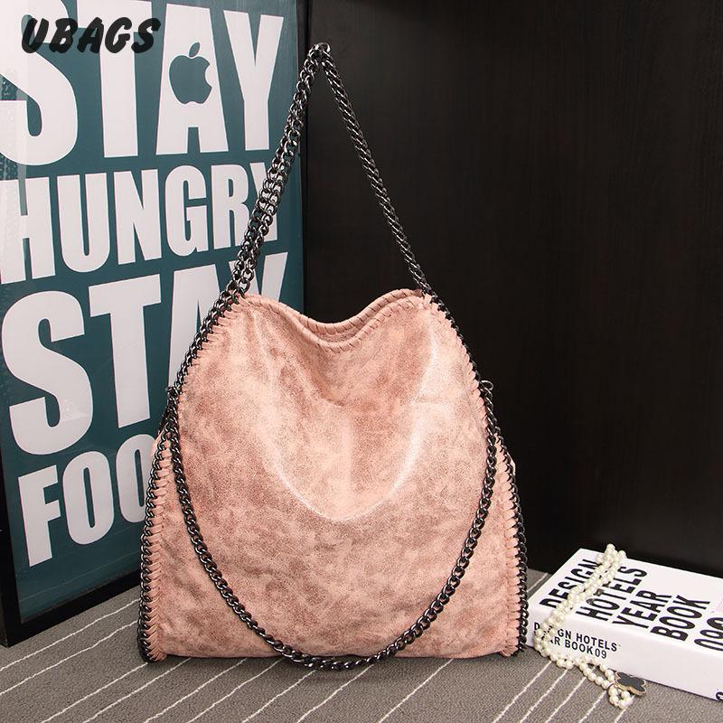mode Pu Leder Handtasche Mit Einer Kette Tragbare Schultertasche bolsas feminina dame Tragetaschen