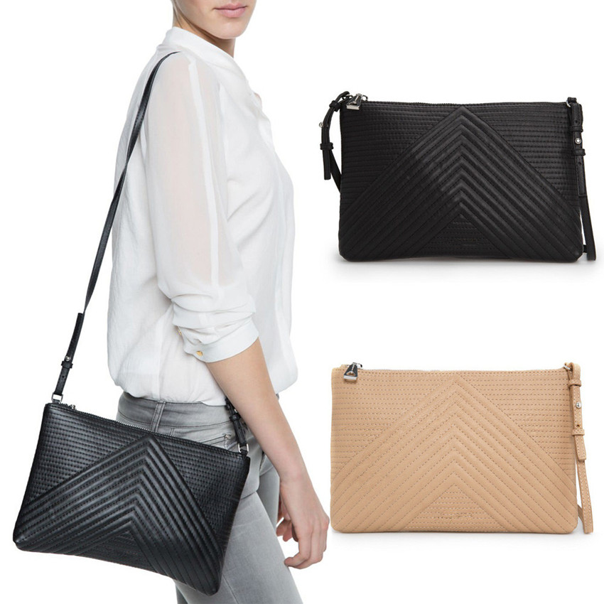 Mode Damen Leder Handtaschen Neue Marke Umhängetasche Lady Kleine Schwarz Messenger Bags Kupplung Damen