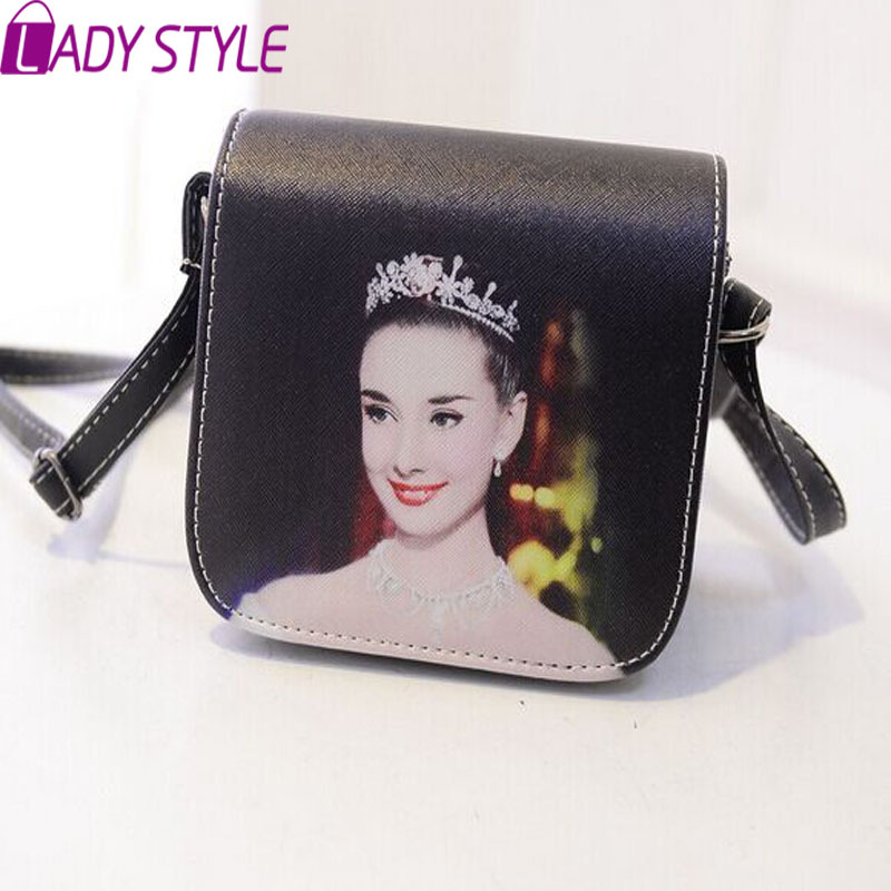 Bolsos Carteras Mujer Damen Messenger Bags Pu Leder Cat Tragen Große Gläser Drucken Schulter Handtaschen