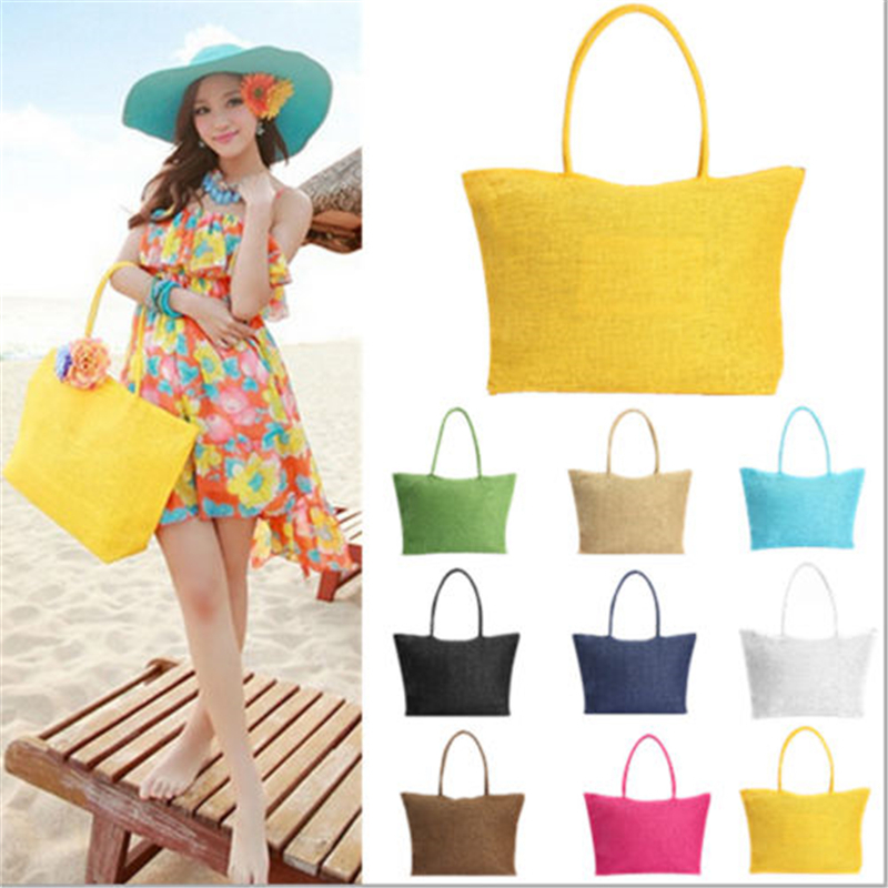 marke Design Sommer Stil Stroh Beliebte Weave Tote Einkaufs Beach Bag Handtasche Handtasche Schulter N770 Bolsas