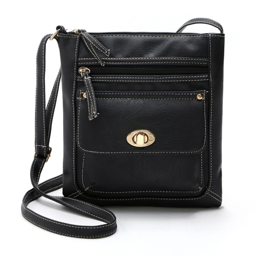 Neue marke bolsa femininas Ledertasche Damen solide Cross Body Schultertasche Messenger Tragetaschen