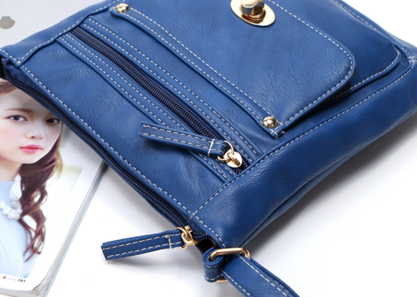 Neue marke bolsa femininas Ledertasche Damen solide Cross Body Schultertasche Messenger Tragetaschen