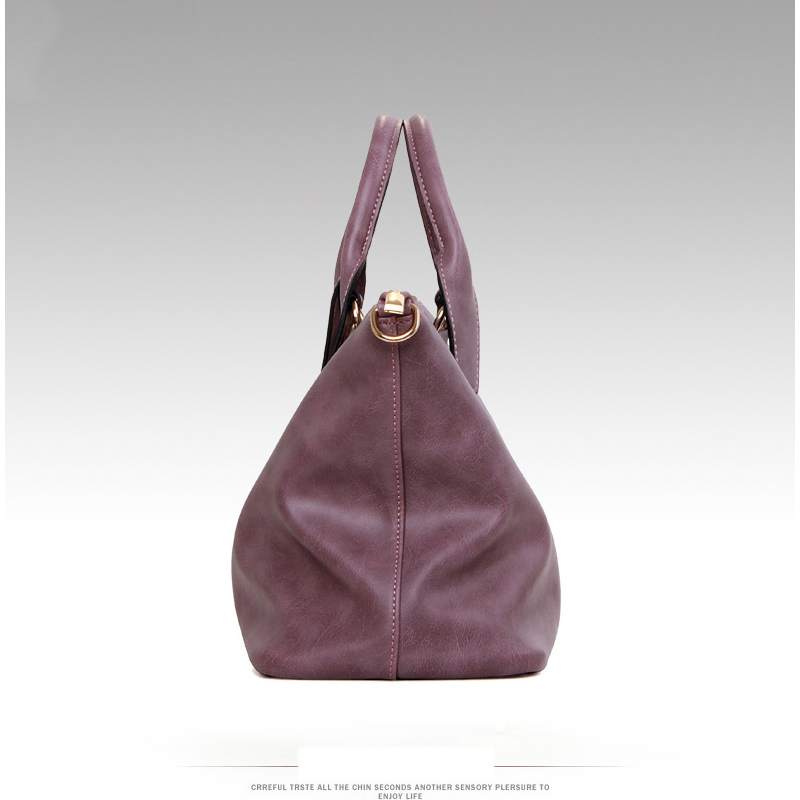 3 Teile satz Vintage Handtaschen Damen Messenger Bags Weiblichen Geldbörse Solide Schultertasche Büro Damen