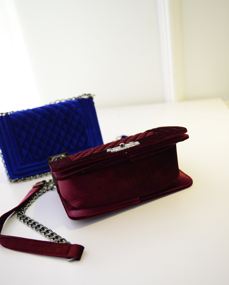 Marke Handtasche Damen Tasche Klassische mode Kette Handtaschen Damen Schulter Umhängetasche Velour Damen Cross