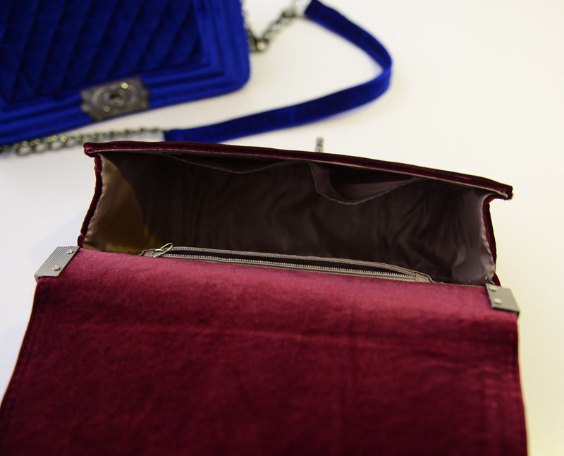 Marke Handtasche Damen Tasche Klassische mode Kette Handtaschen Damen Schulter Umhängetasche Velour Damen Cross