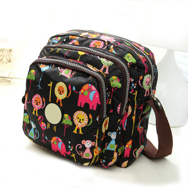 neue Mode Sommer Damen Messenger Taschen Leinwand Blumendruck Crossbody Umhängetaschen Kleine Damen Designer
