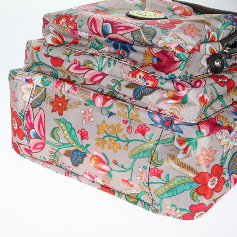 neue Mode Sommer Damen Messenger Taschen Leinwand Blumendruck Crossbody Umhängetaschen Kleine Damen Designer