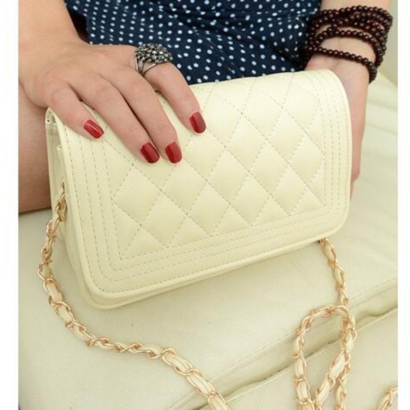 Heißer verkauf Abendtasche schwarz Tasche Damen Leder Handtasche Kette Umhängetasche Damen umhängetasche