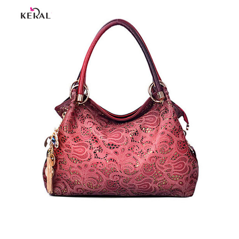 Hot lässige pu Leder Handtasche Tasche fashion Freizeit schulter auszuhöhlen einen Damen Umhängetasche