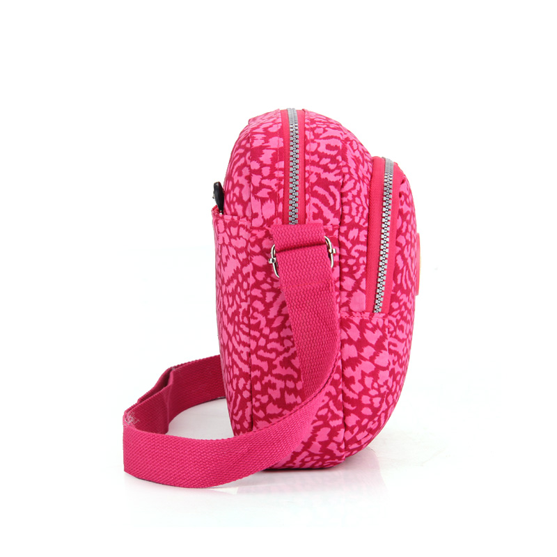 Damen Umhängetaschen nylon casual rosa Leoparden marke Handtaschen weiblich mädchen messenger bags