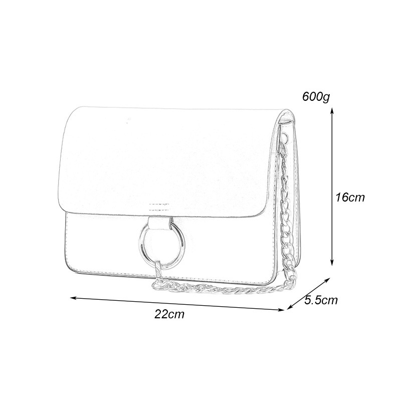 Marke Patchwork Kette Handtasche WildLeder PU Leder Top Qualität Mode Damen Taschen