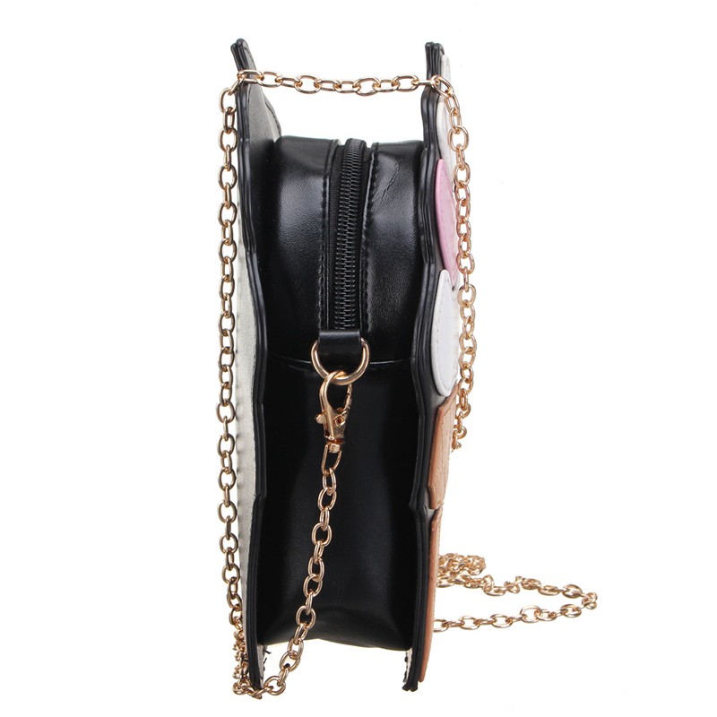 Neue Nette Damen Cupcake Eis Form Crossbody Taschen Cartoon Mode Kette Pu Leder Damen Kleine Mini Umhängetasche