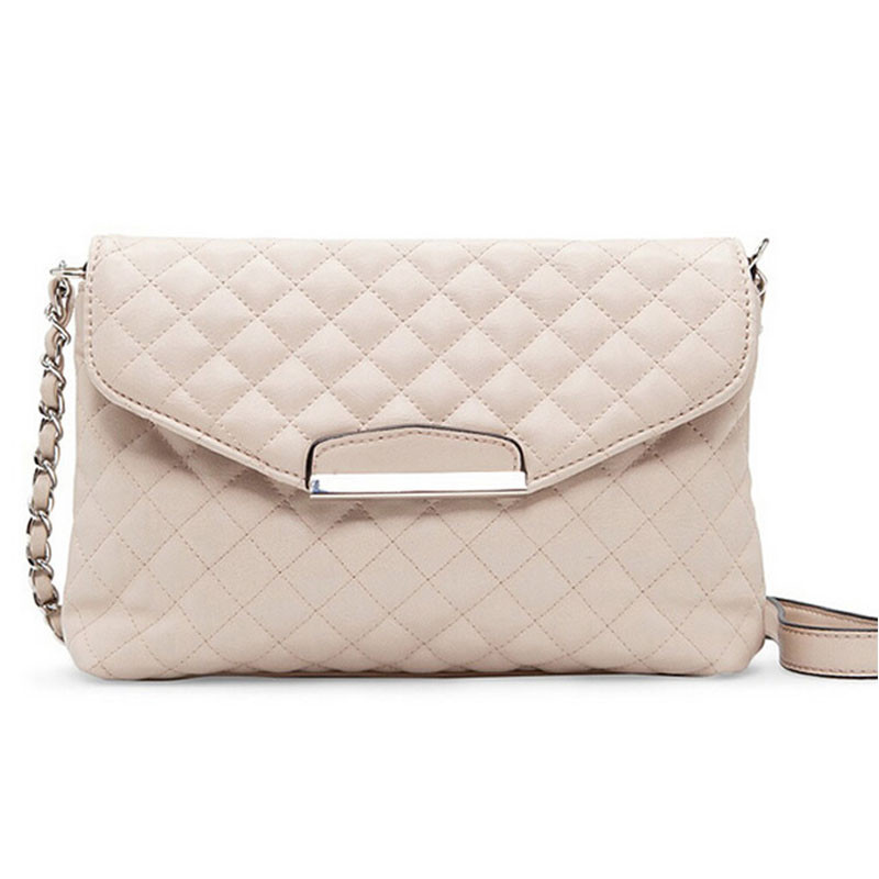 Neue Mode Damen Pu Leder Handtaschen Schulter Kleine Taschen Ketten Umhängetasche Kupplung