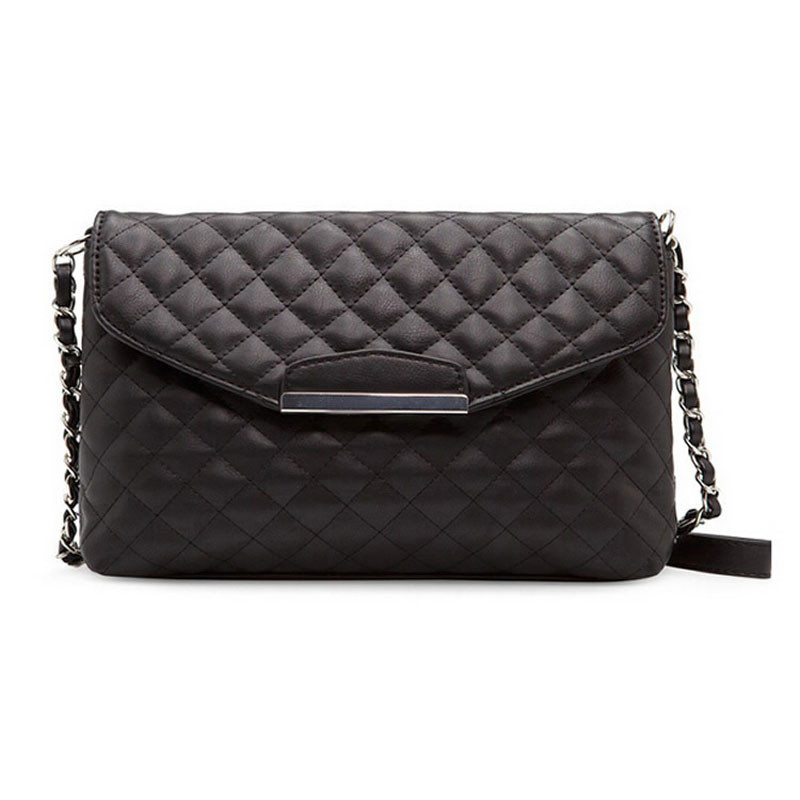Neue Mode Damen Pu Leder Handtaschen Schulter Kleine Taschen Ketten Umhängetasche Kupplung