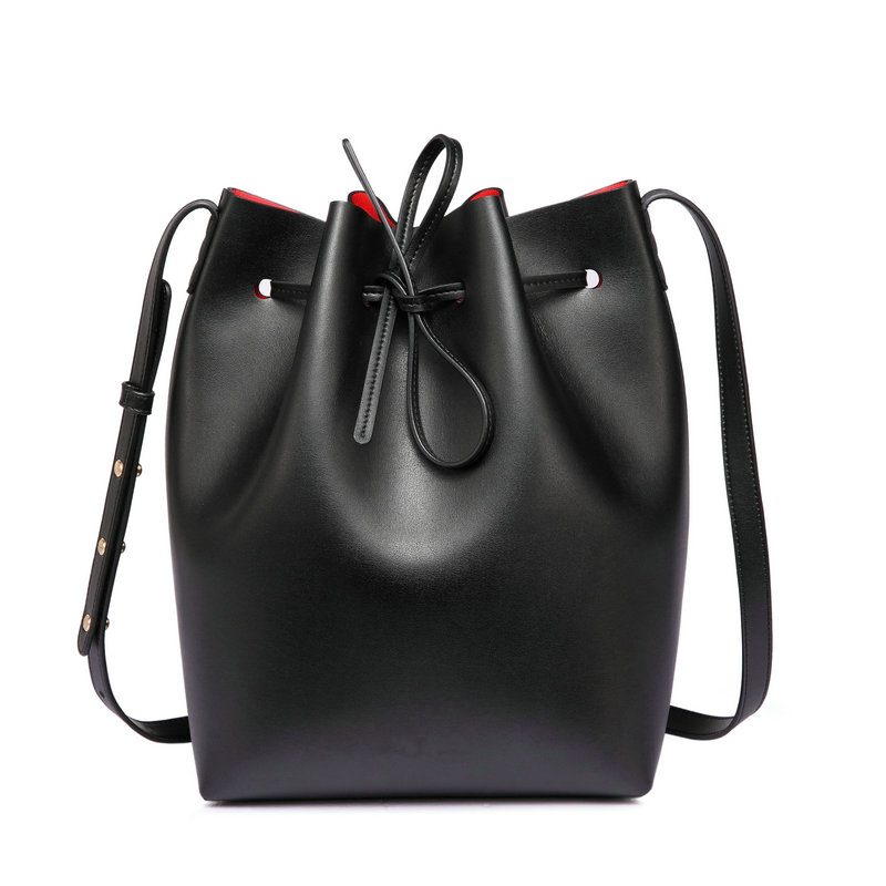 mode Damen Umhängetasche Berühmte Marke Eimer Tasche Kordelzug Eimer Crossbody Tasche mit Logo Bedruckt