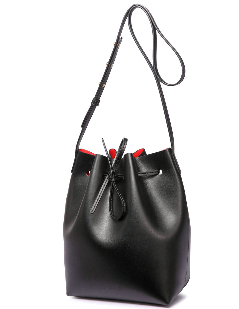 mode Damen Umhängetasche Berühmte Marke Eimer Tasche Kordelzug Eimer Crossbody Tasche mit Logo Bedruckt