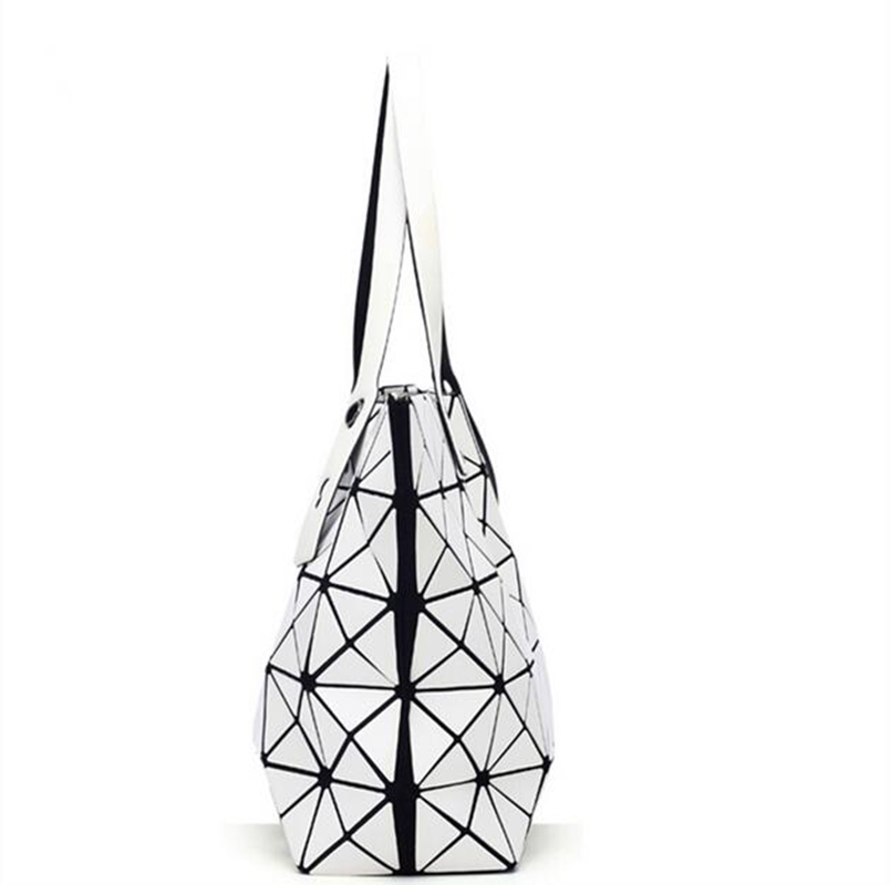 neue Mode Damen Perle Tasche Diamantgitter Tote Geometrie Gesteppte Handtasche Geometrische Mosaik Umhängetasche