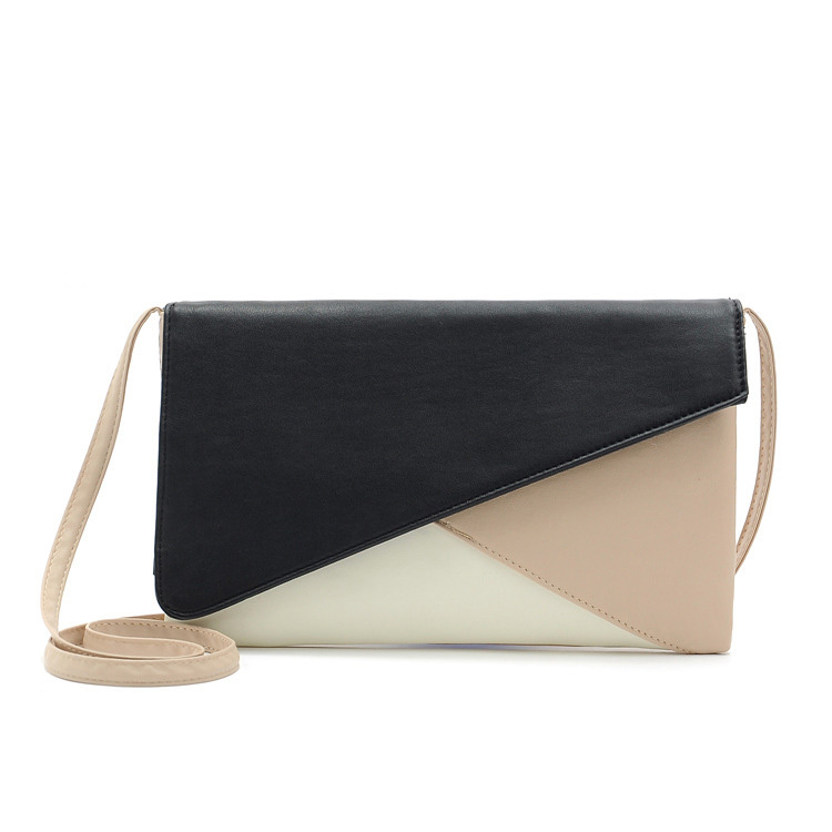 Europäischen und Amerikanischen Stil Damen Handtasche Mode Patchwork Dame Kupplungen Getäfelten PU Leder