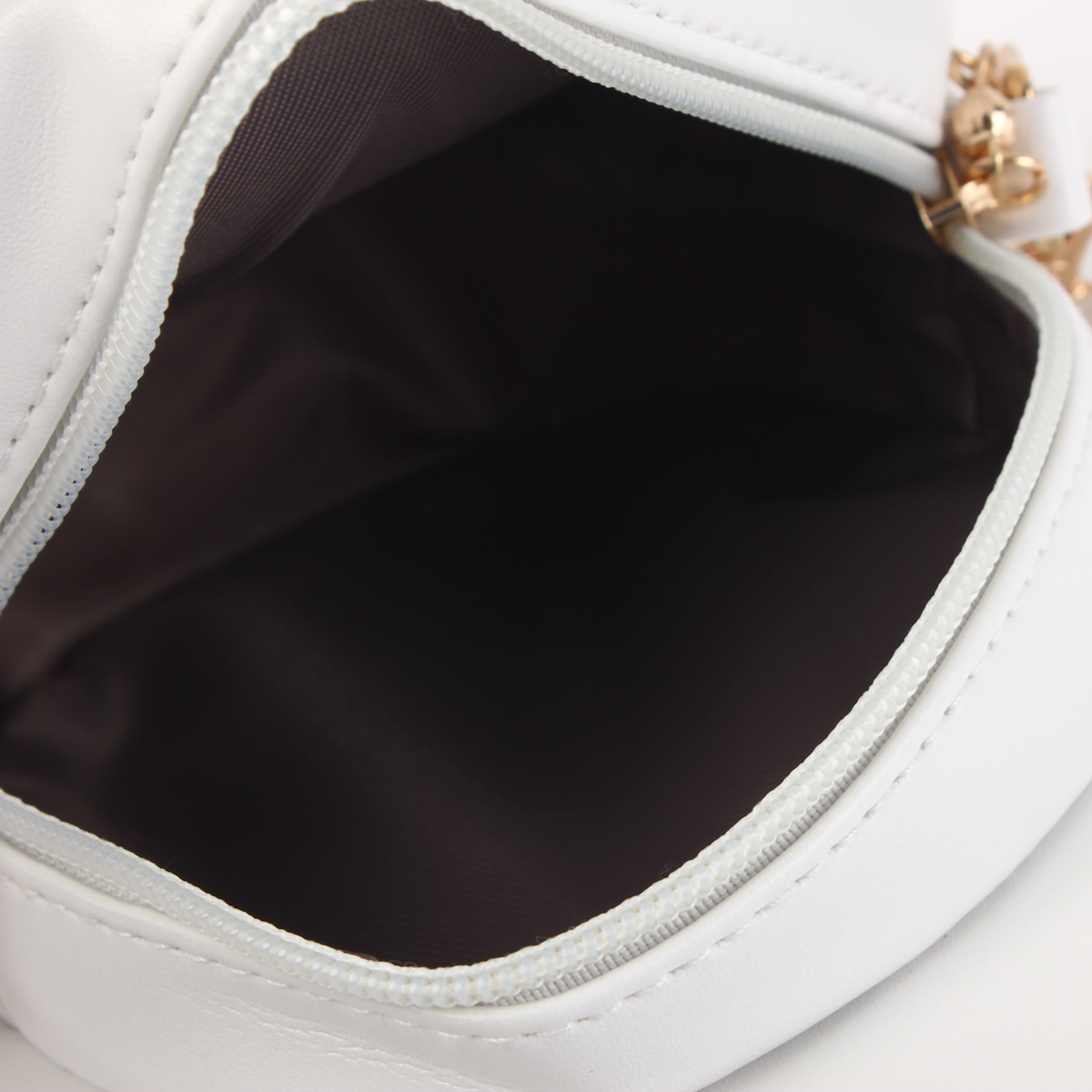 Kette Clutch Crossbody Tasche Dame Umhängetasche Mädchen Cupcake kleine Netter Geldbeutel Mini Creme Tasche