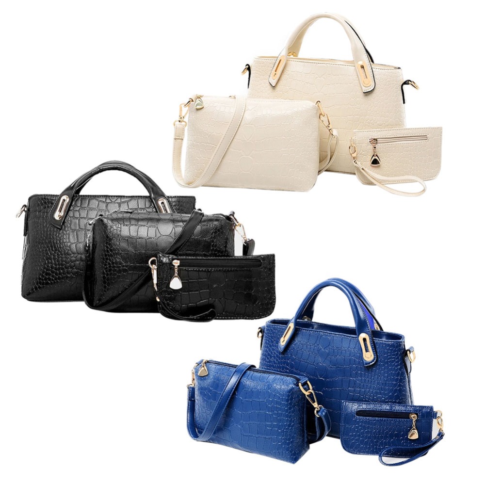3 Sätze Mode Koreanische Composite Taschen Pu Leder Damen Messenger Bags Damen Handtasche Messenger Bags