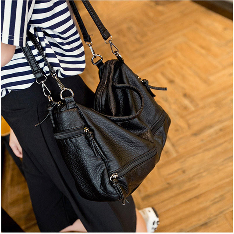 Mode Wasserdicht Pu Leder Crossboday Tasche Vintage Damen Umhängetasche Motorrad Schultertasche Damen Große