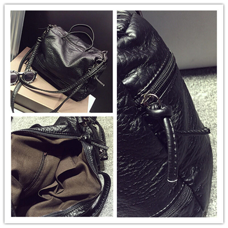 Mode Wasserdicht Pu Leder Crossboday Tasche Vintage Damen Umhängetasche Motorrad Schultertasche Damen Große