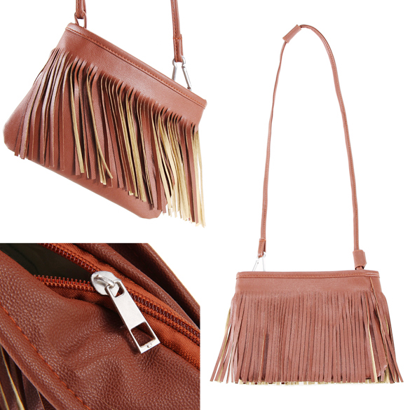 Damen Leder Umhängetaschen Designer Quaste Umhängetasche Luxus Damen Handtasche Samll Croosbody Tasche